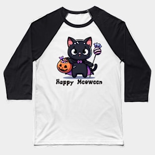 halloween cat Baseball T-Shirt